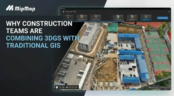 construction teams combining 3DGS with traditional GIS